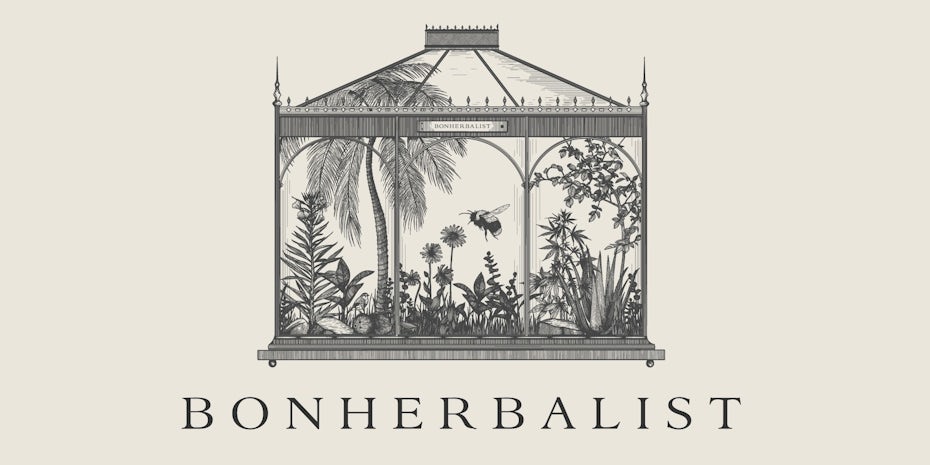Font trends 2020 example: Logo design with a classical font