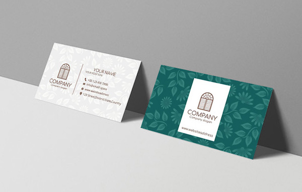 Free business card maker display pictures
