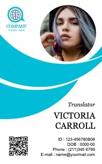 Drawtify Free ID Card Templates 004