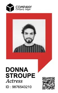 This is a sample of Drawtify's online free ID card maker.