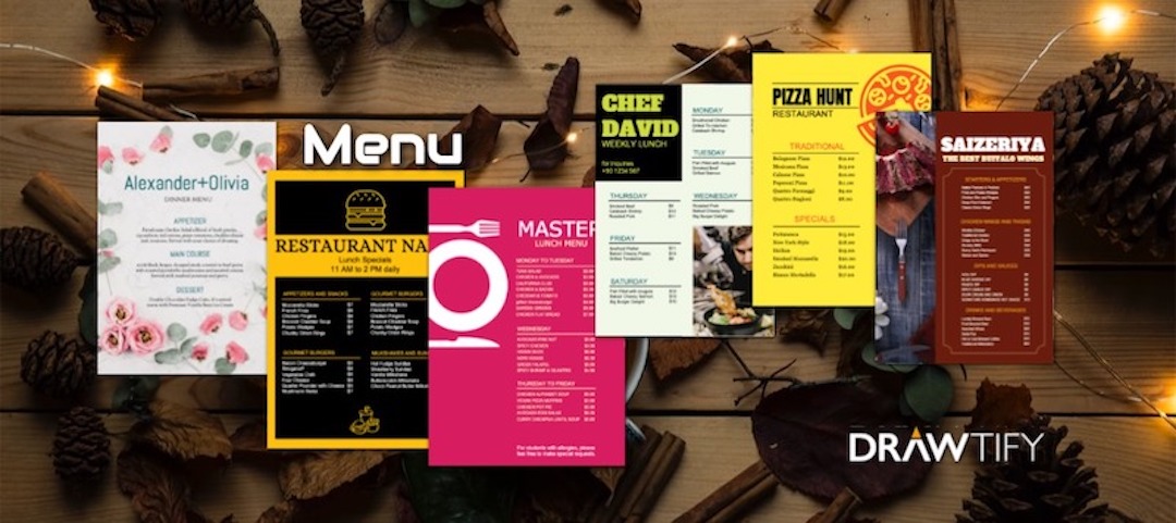 How to create a menu with Drawtify to powerful marketing?