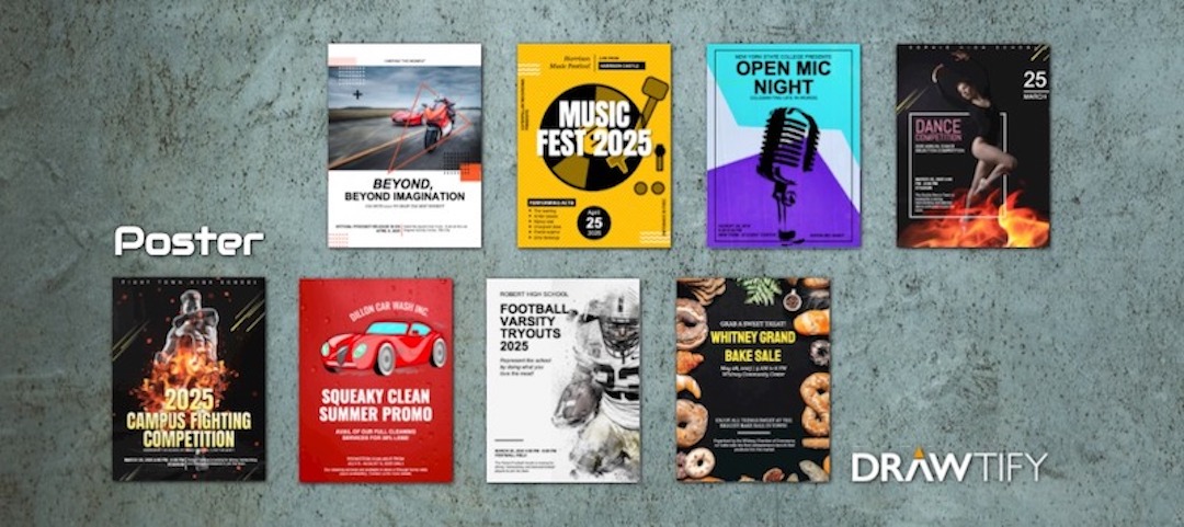 How to create posters with Drawtify to powerful marketing?